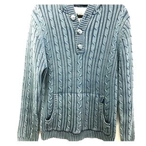 O’Quinn Blue Rustic Look Sweater